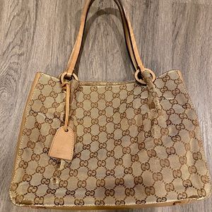 Gucci GG Monogram Canvas Shoulder Bag
